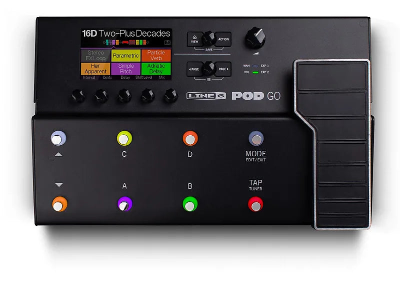 Line 6 Pod Go Portable Professional Guitar Processor - TuneTown Music Gear
