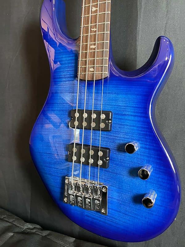 PRS SE Kingfisher bass 2022 Faded Blue Wraparound Burst - TuneTown Music Gear