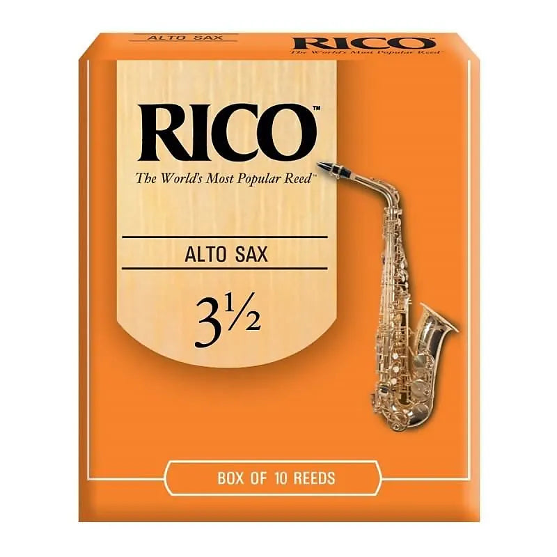 Rico 10-pack Alto Saxophone Reeds 3.5 - RJA1035 - TuneTown Music Gear